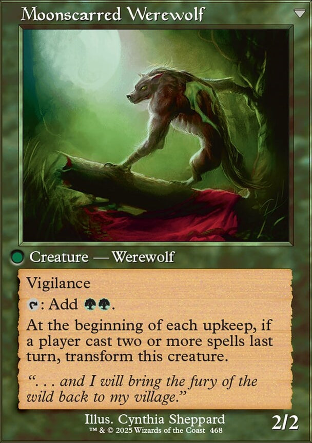 Scorned Villager // Moonscarred Werewolf [ #0468 Retro Frame ] (INR-C)
