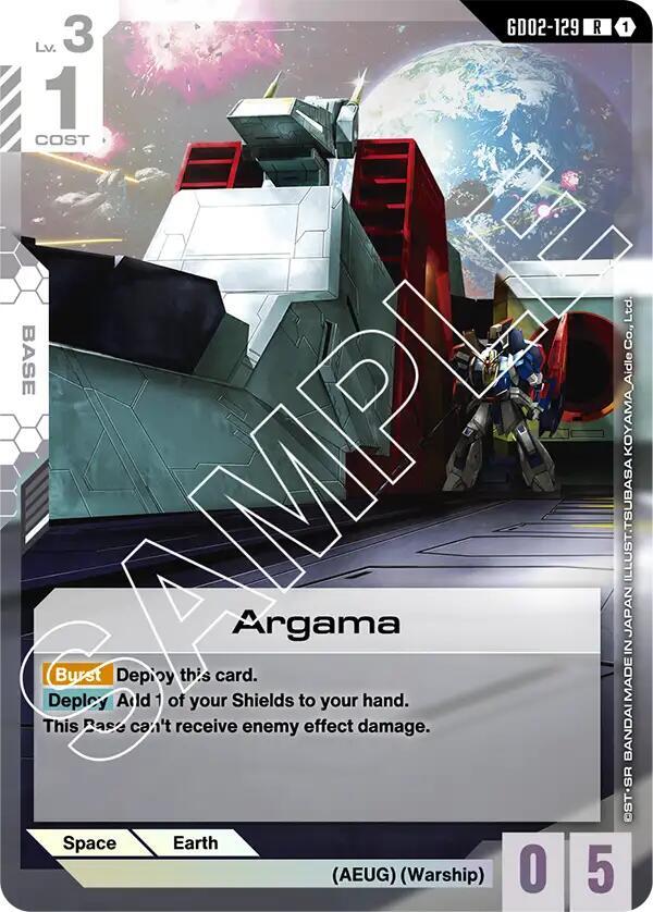 Argama - GD02-129 (GD02) - Near Mint (R)