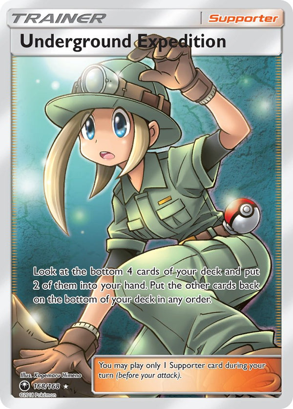 Underground Expedition (Full Art) - 168/168 (CES) Ultra Rare - Near Mint Holofoil