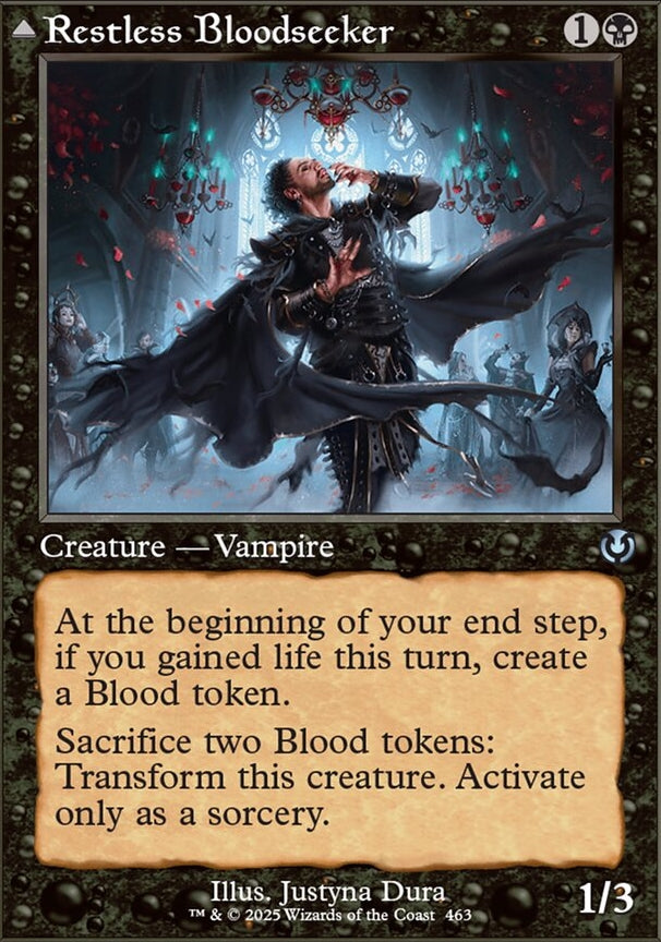 Restless Bloodseeker // Bloodsoaked Reveler [ #0463 Retro Frame ] (INR-U)