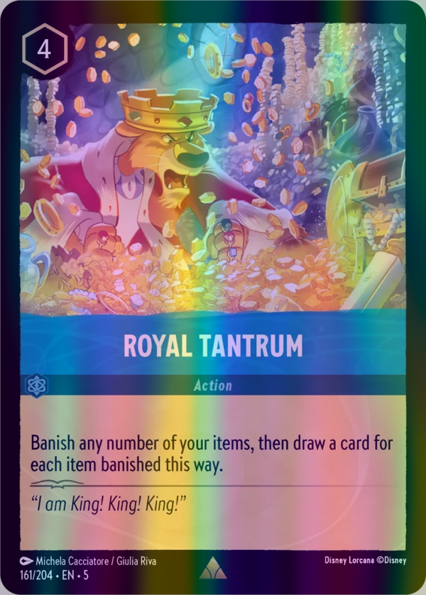 Royal Tantrum (Shimmering Skies 161/204) Rare - Near Mint Cold Foil