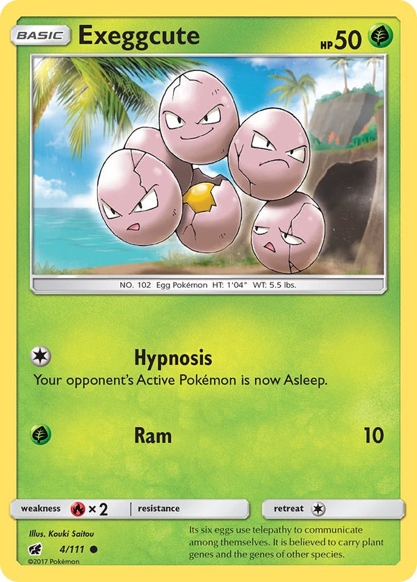 Exeggcute - 004/111 (CIN) Common - Near Mint