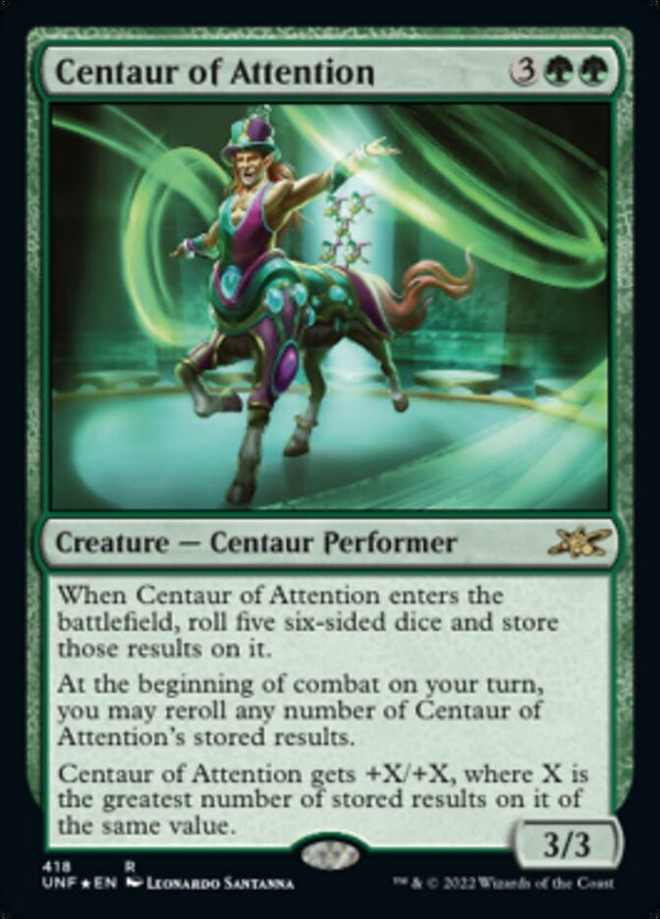 Centaur of Attention [#418 Galaxy Foil] (UNF-R)