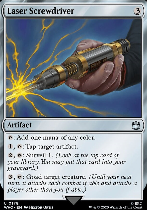 Laser Screwdriver [#0178 New Cards] (WHO-U)