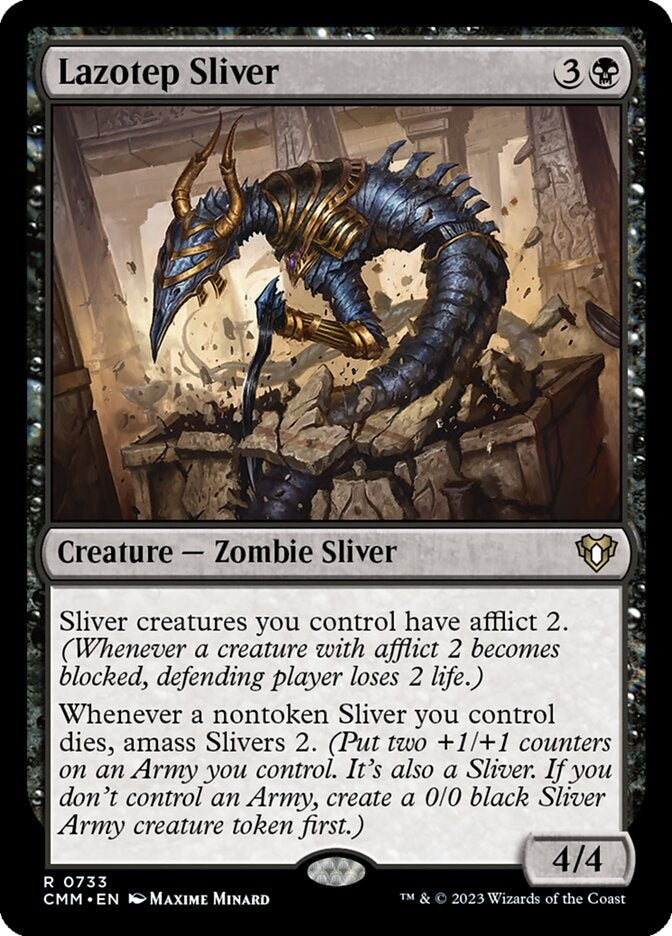 Lazotep Sliver [#0733 New Commander Cards] (CMM-R)