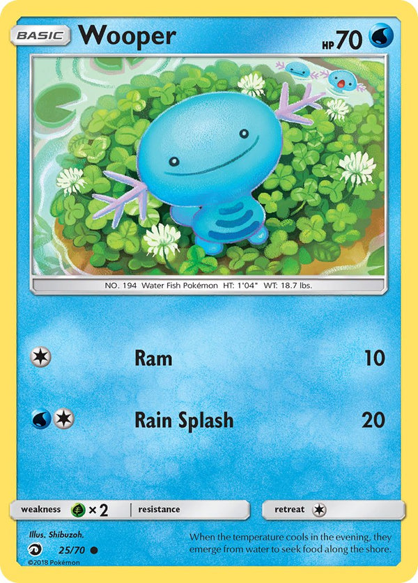 Wooper - 25/70 (DRM) Common - Near Mint