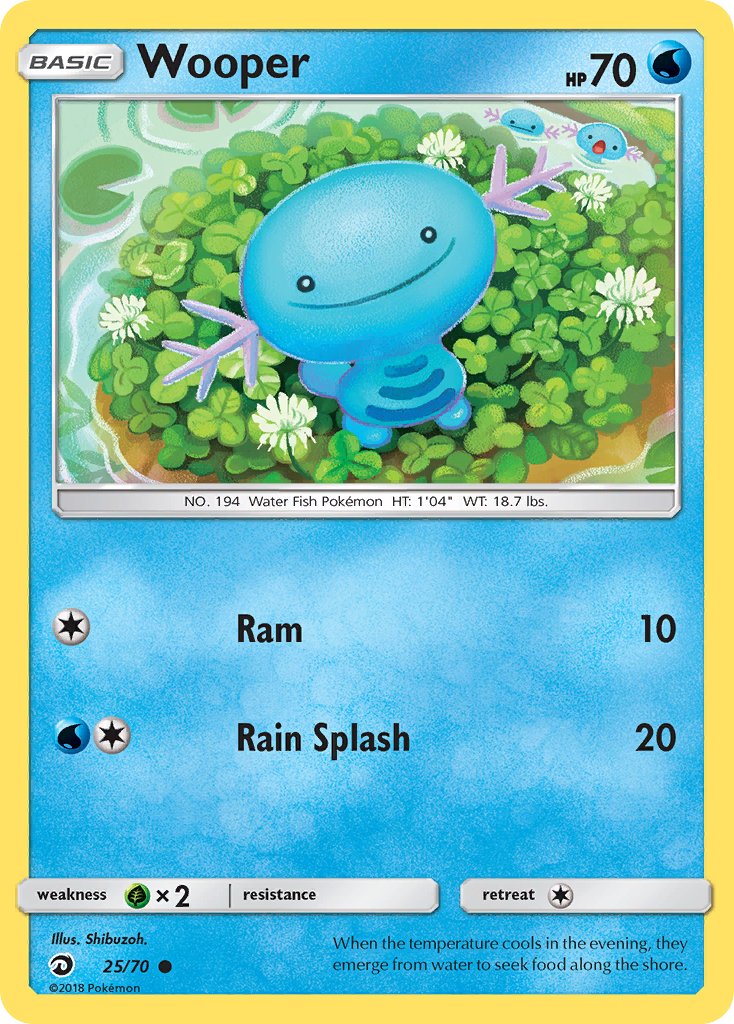 Wooper - 25/70 (DRM) Common - Near Mint