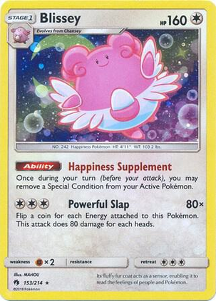 Blissey (Cosmos Holo) - 153/214 (MCAP) Promo - Near Mint Holofoil