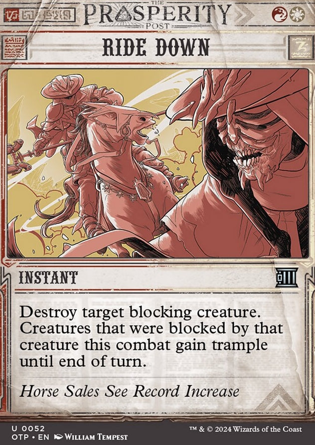 Ride Down [#0052 Showcase] (OTP-U)