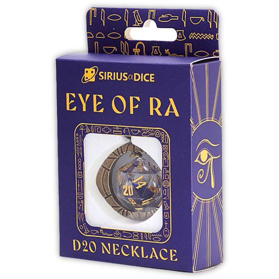 Sirius Dice Necklace: Eye of Ra d20