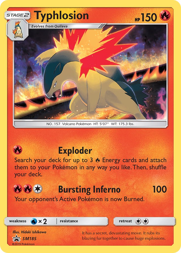 Typhlosion - SM185 (SM:PR) Promo - Near Mint Holofoil