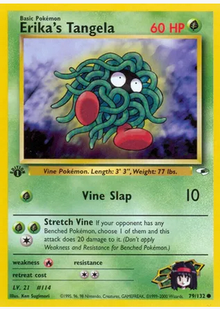 Erika's Tangela (79/132) 1st Edition