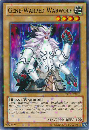 Gene-Warped Warwolf (Starfoil) (BP01-EN116) Starfoil Rare - Near Mint Unlimited