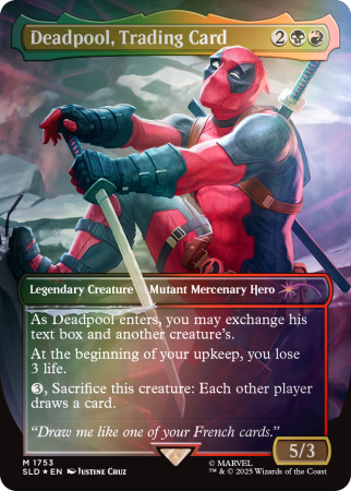 MTG: Secret Lair - Secret Lair x Marvel's Deadpool Foil Edition MTG: Secret Lair - Secret Lair x Marvel's Deadpool Foil Edition