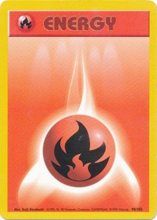 Fire Energy - 098/102 (BS) Common - Near Mint