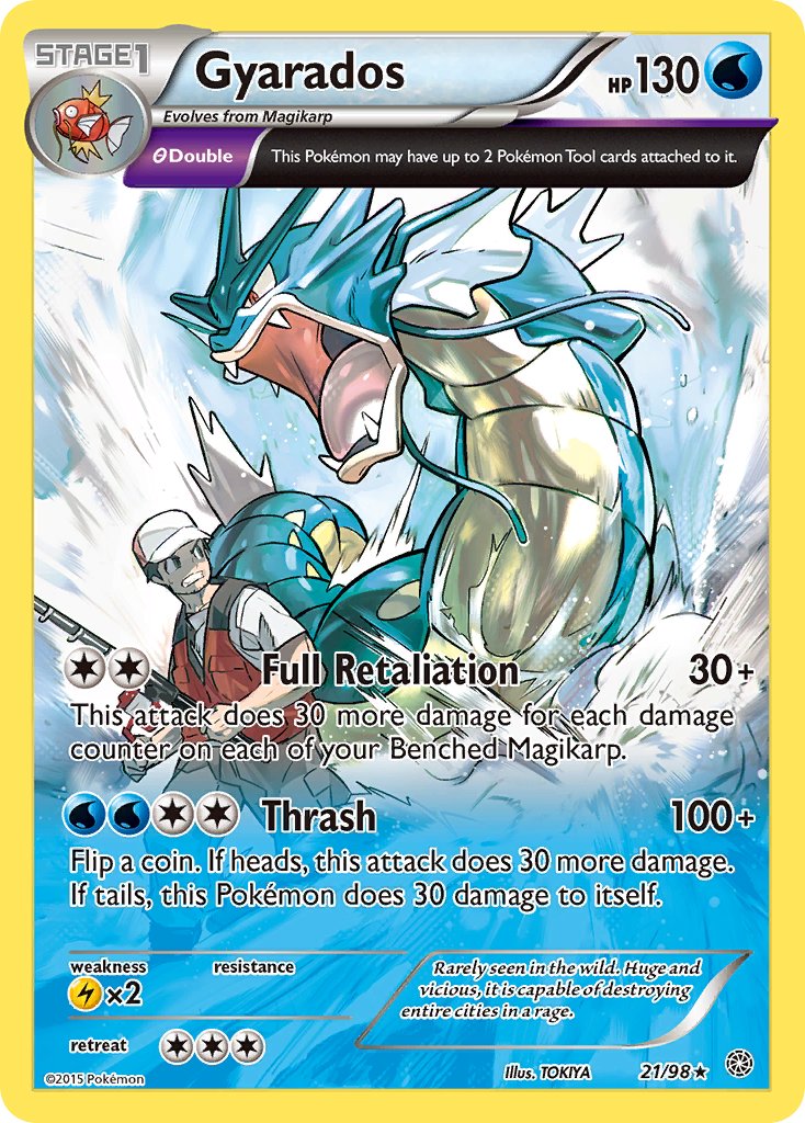 Gyarados - 021/098 (AOR) Holo Rare - Near Mint Holofoil