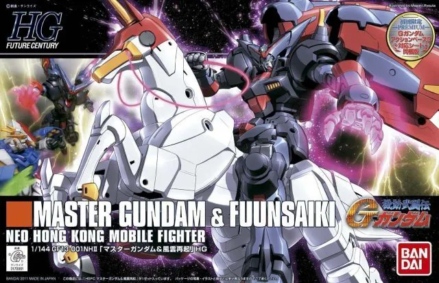 1/144 (HG-FC): G Gundam - #128 GF13-001NHII Master Gundam & Fuun Saiki