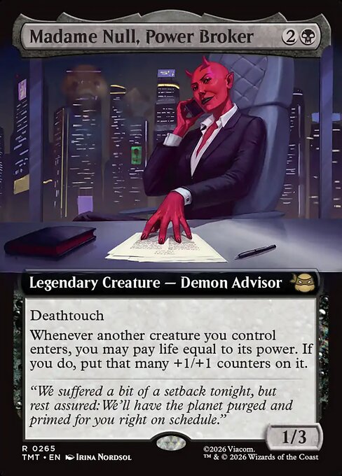Madame Null, Power Broker [ #0265 Extended Art ] (TMT-R)