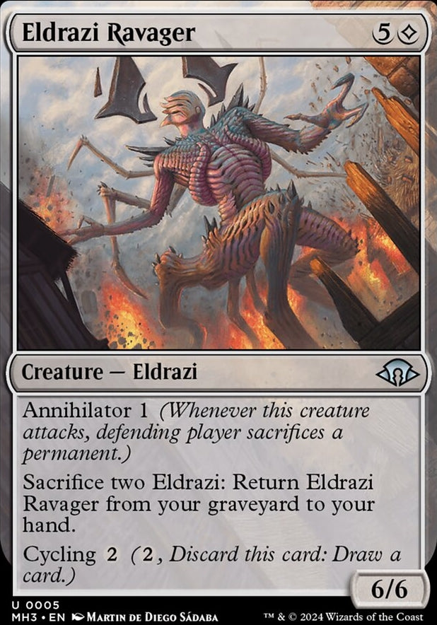 Eldrazi Ravager [#0005] (MH3-U)