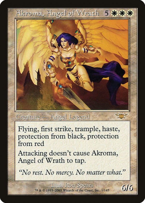 Akroma, Angel of Wrath (LGN-R-FOIL)