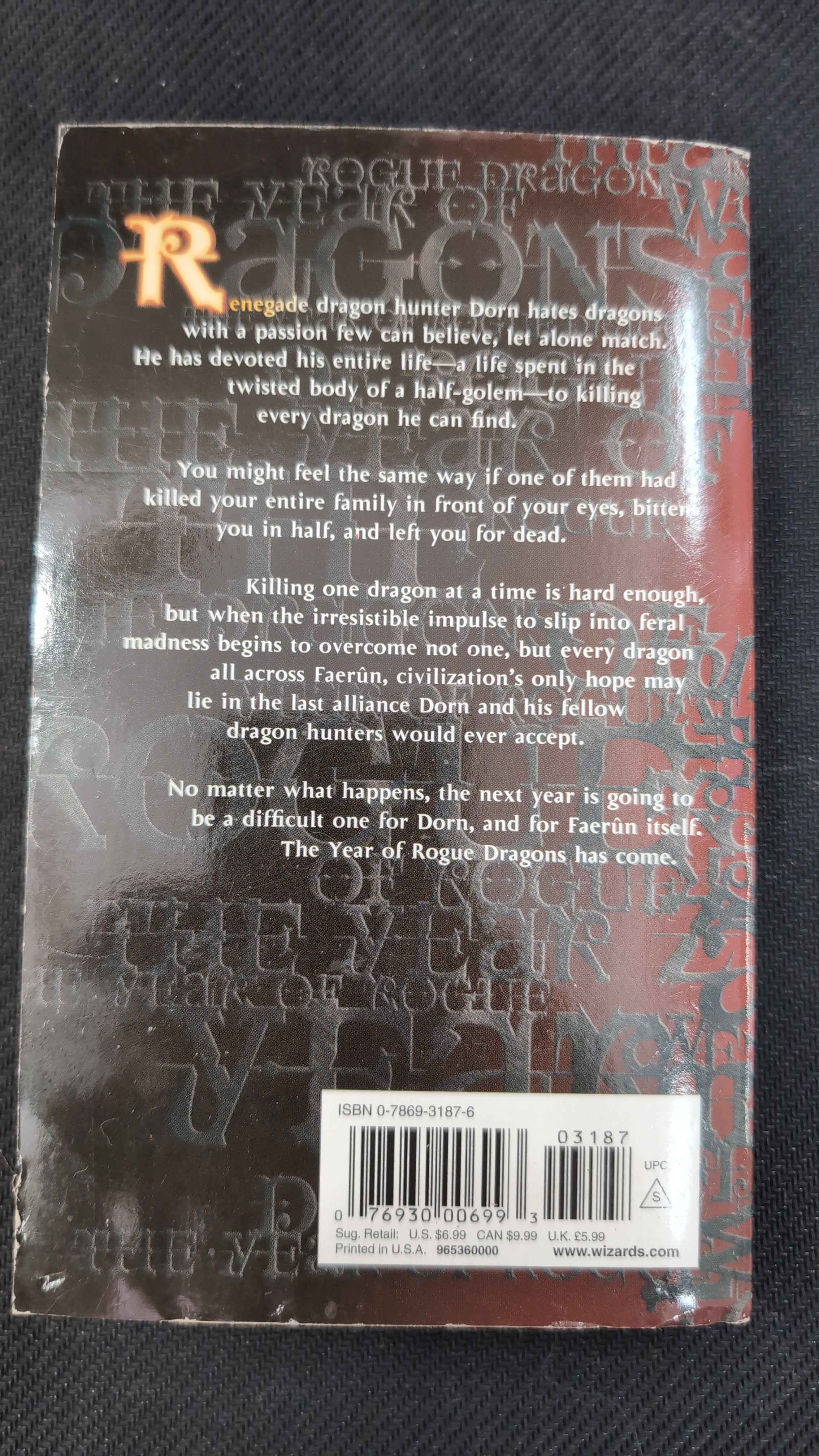 Forgotten Realms: The Rage - The Year of Rogue Dragons [ Paperback ] (USED)