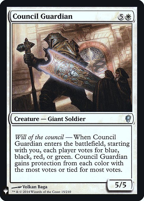 Council Guardian [Mystery Booster Retail Foils #005] (CNS-U-FOIL)
