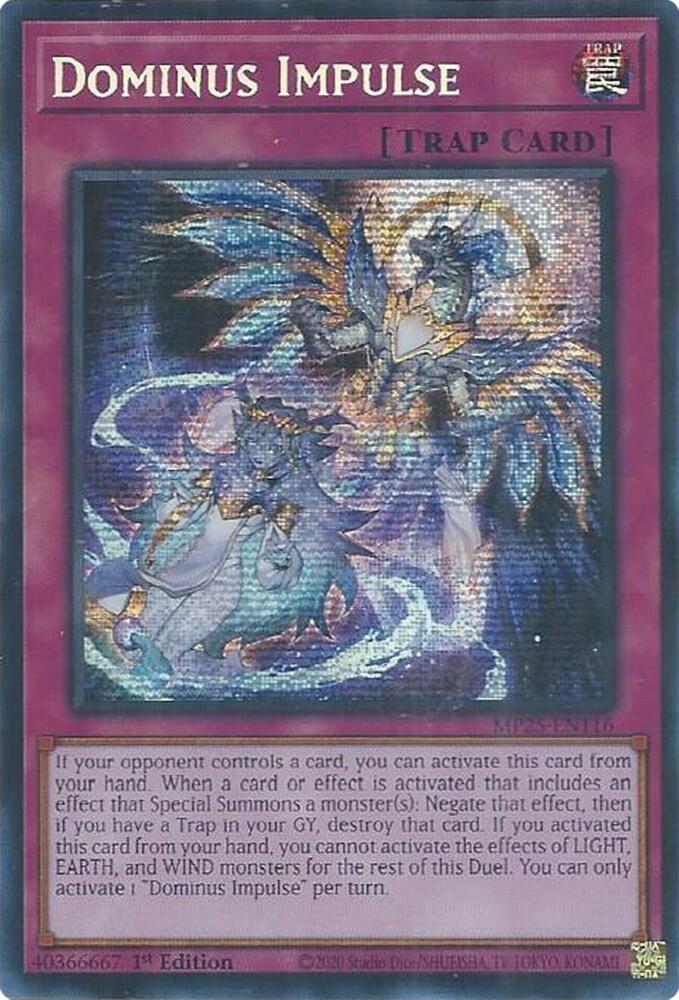 Dominus Impulse (MP25-EN116) Prismatic Secret Rare Near Mint 1st Edition