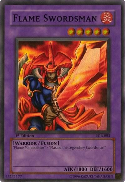 Flame Swordsman (LOB-003) Super Rare