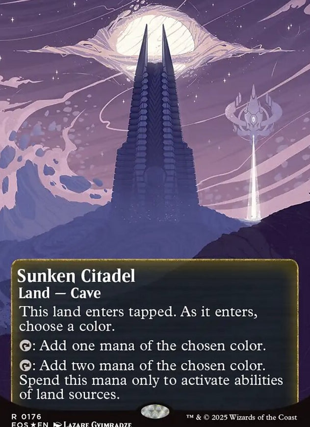 Sunken Citadel [ #0176 Galaxy Foil Poster Stellar Sights ] (EOS-R)
