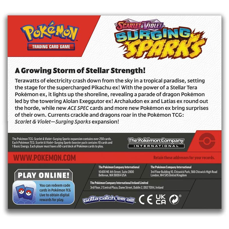 Pokemon TCG: S&V08 Surging Sparks - Booster Box (Sale Date: 11.04.24)