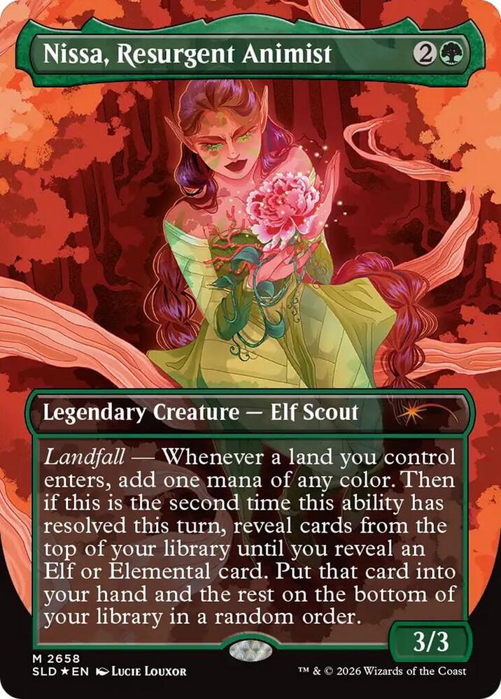 Nissa, Resurgent Animist [#2658] (SLD-R-FOIL)