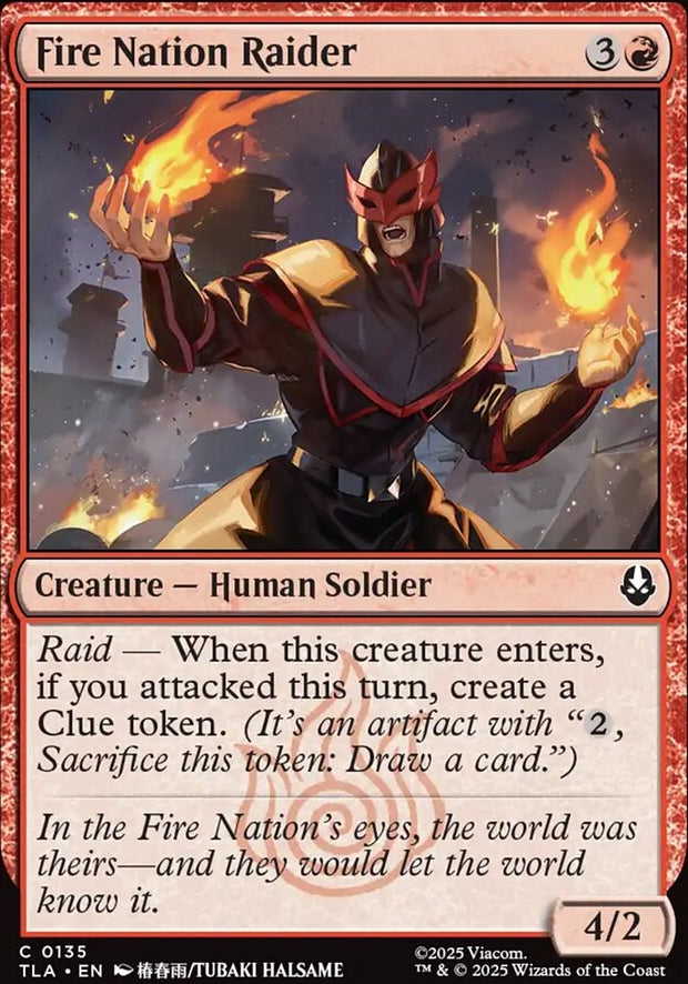 Fire Nation Raider [ #0135 ] (TLA-C)