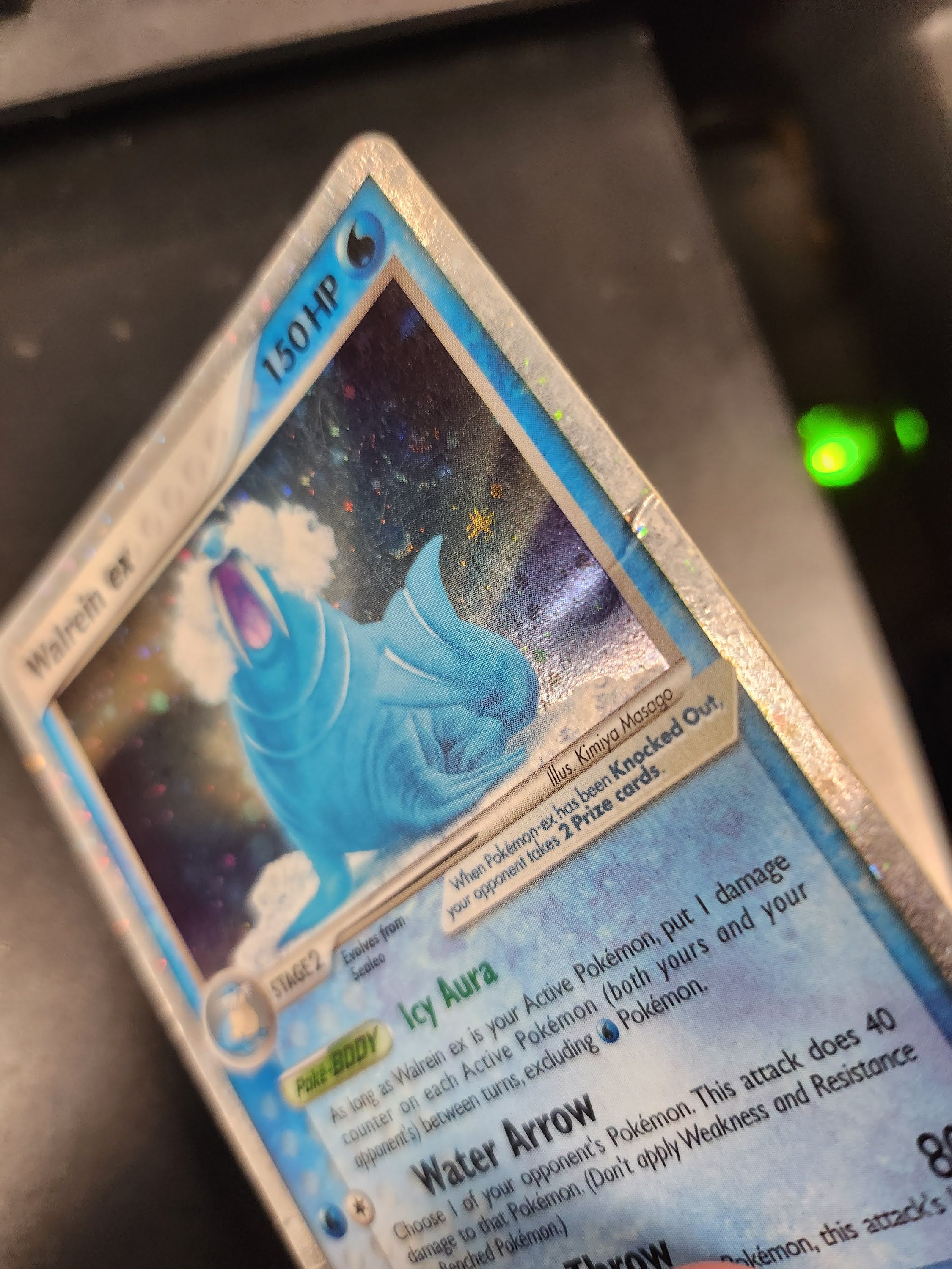 Walrein ex - 089/092 (LM) Heavy Play Ultra Rare