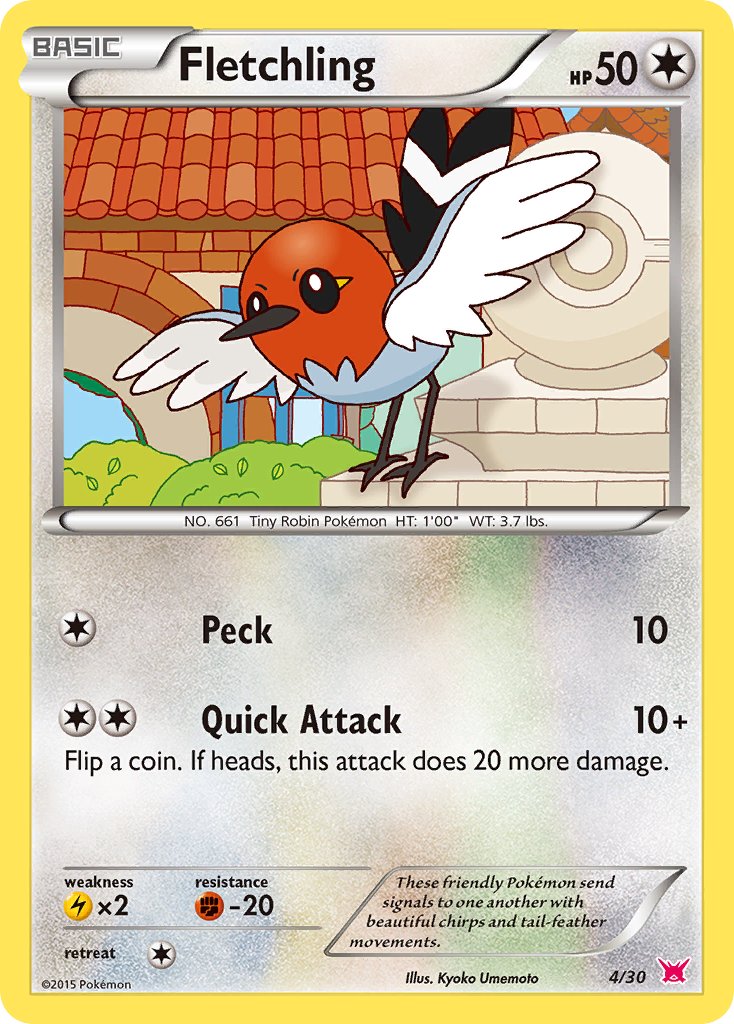 Fletchling - 04/30 (TK8A) Common - Near Mint
