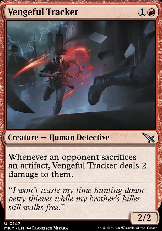 Vengeful Tracker [#0147] (MKM-U-FOIL)