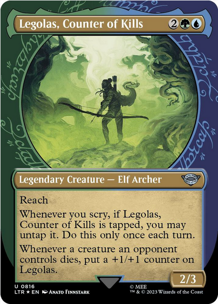 Legolas, Counter of Kills [#0816 Surge Foil Showcase] (LTR-U)