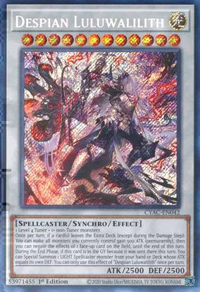 Despian Luluwalilith (CYAC-EN042) Secret Rare - Near Mint 1st Edition