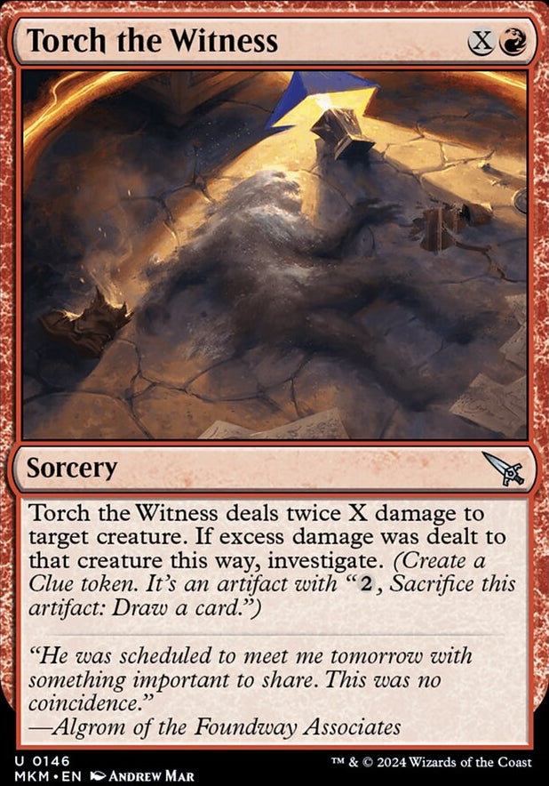 Torch the Witness [#0146-Blue] (MKM-U-FOIL)