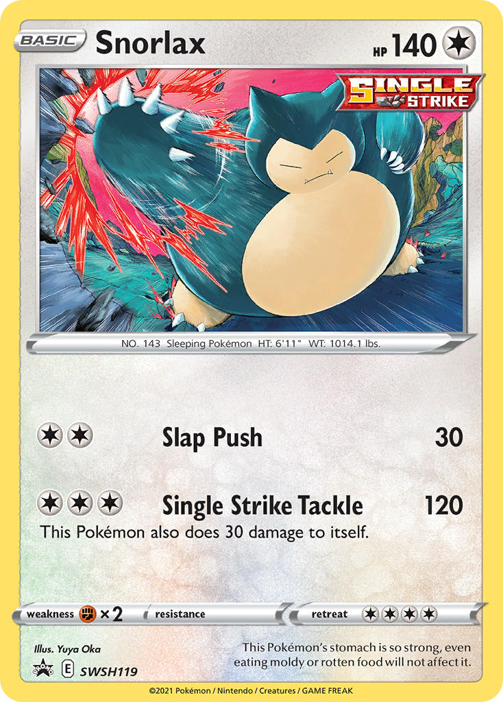 Snorlax - SWSH119 (SWSH:PR) Promo - Near Mint Holofoil