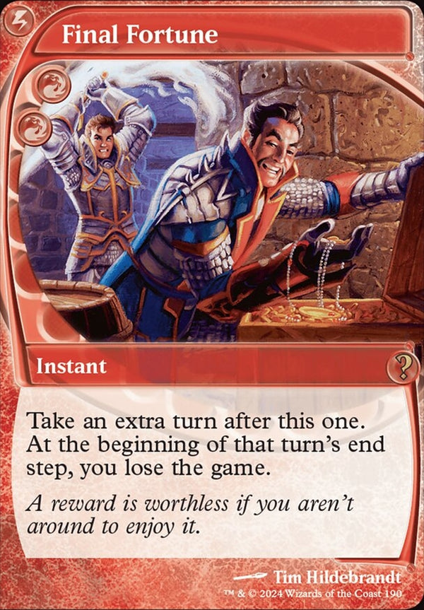 Final Fortune [#0190 Future Frame] (MB2-R)