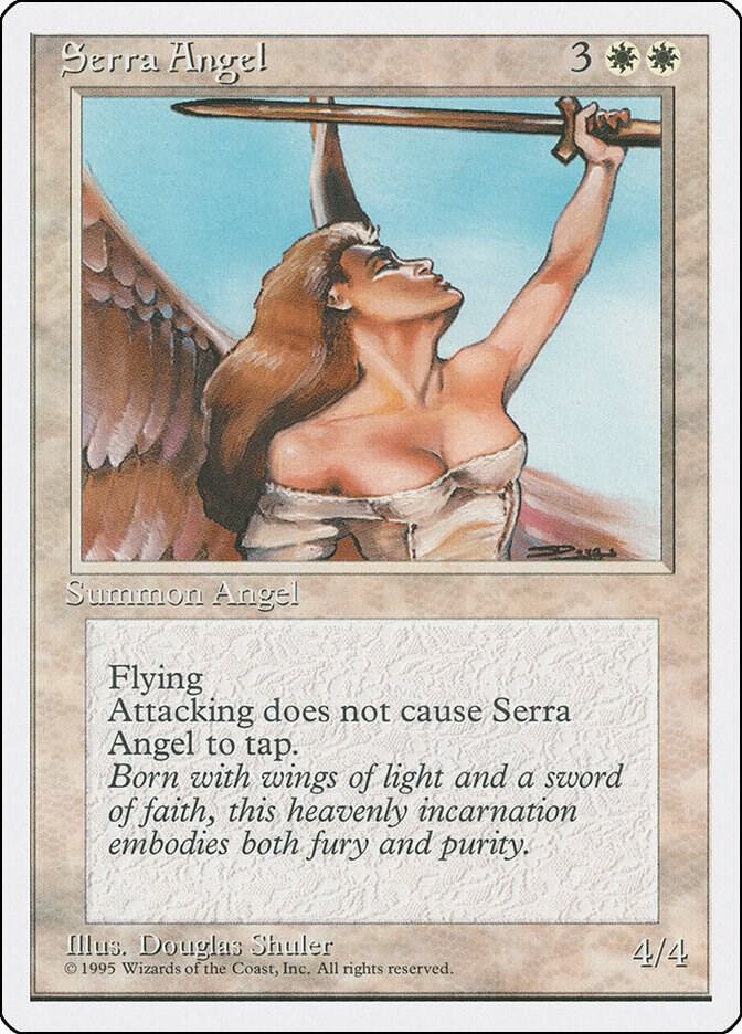 Serra Angel (4ED-U) Heavy Play