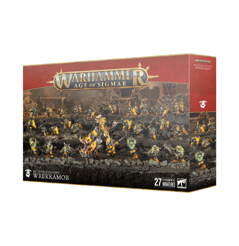 Age of Sigmar: 2024 Battleforce: Orruk Warclans - Ironjawz: Wrekkamob (Release Date: 11.29.24)