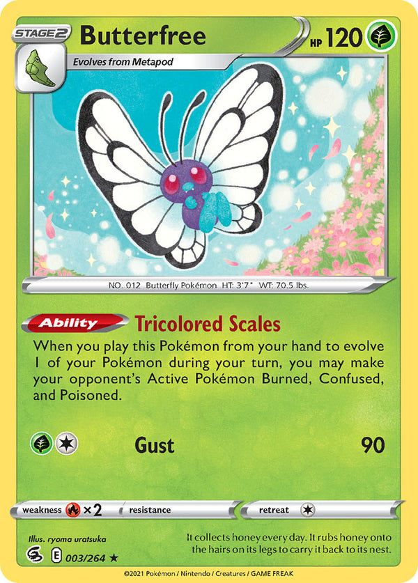 Butterfree - 003/264 (SWSH08) Holo Rare - Near Mint Holofoil