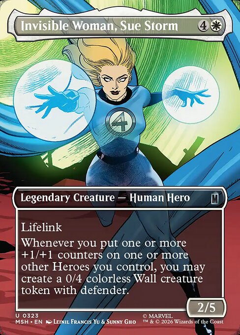 Invisible Woman, Sue Storm [ #0323 Borderless Scene ] (MSH-U)