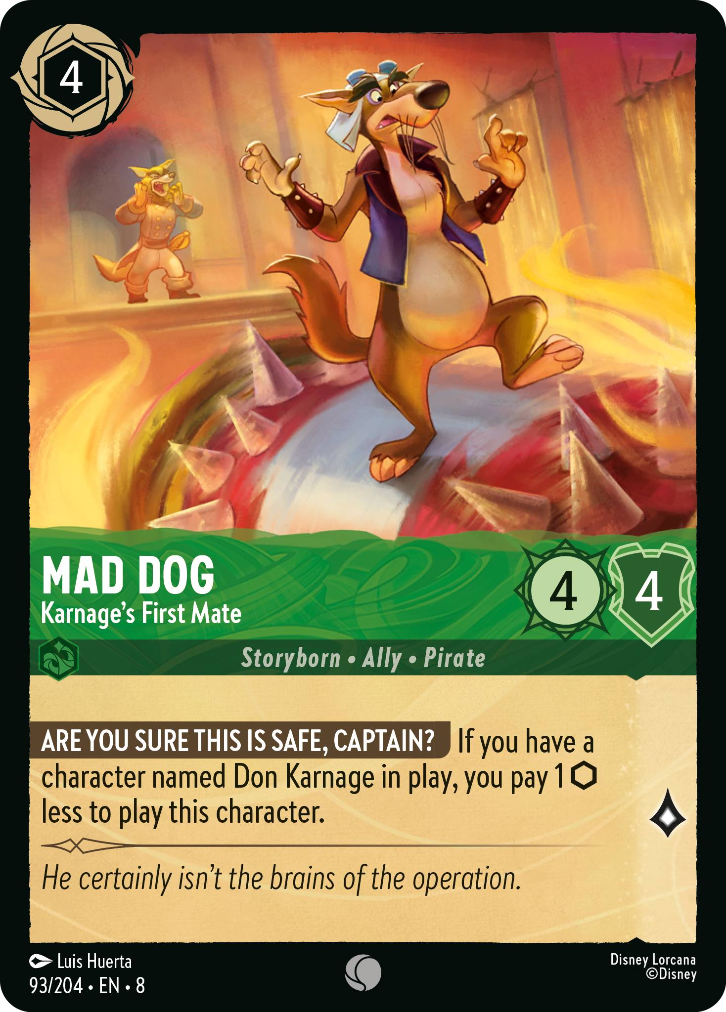 Mad Dog - Karnage's First Mate (Reign of Jafar - 093/204 ) Common