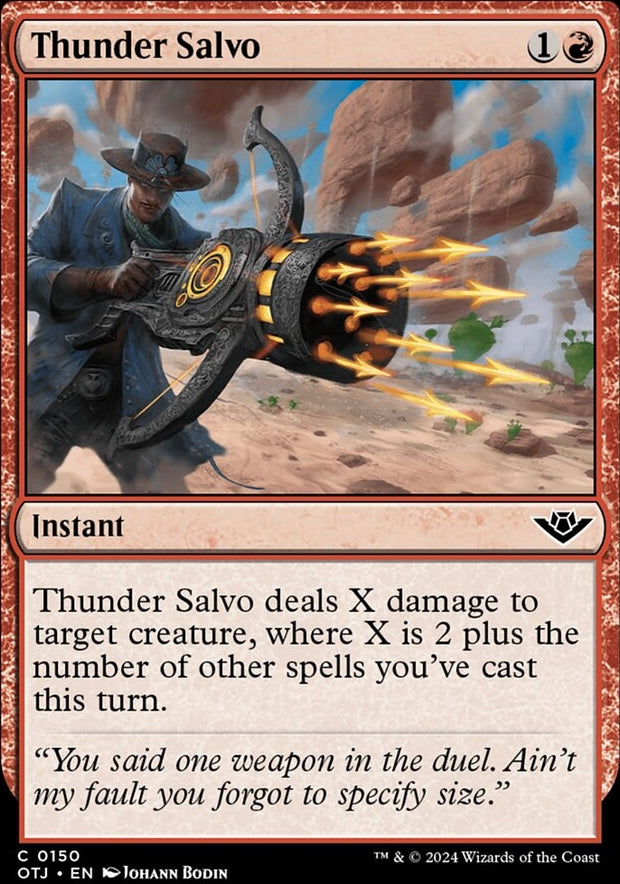 Thunder Salvo [#0150] (OTJ-C-FOIL)