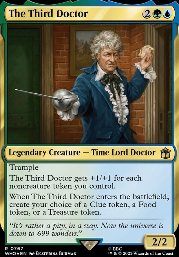 The Third Doctor [#0767 Surge Foil] (WHO-R)