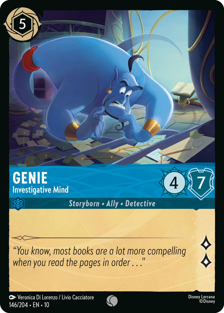 Genie - Investigative Mind (146/204 - Whispers in the Well) Common