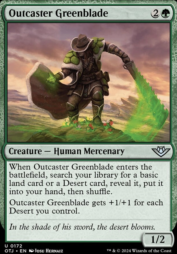 Outcaster Greenblade [#0172] (OTJ-U)