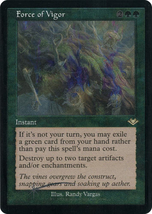 Force of Vigor [ #21/40 Old-Frame] (MH1-R-FOIL-ETCHED)